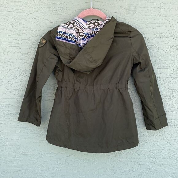 Pink Platinum Hooded Anorak Size 6X - Picture 3 of 12